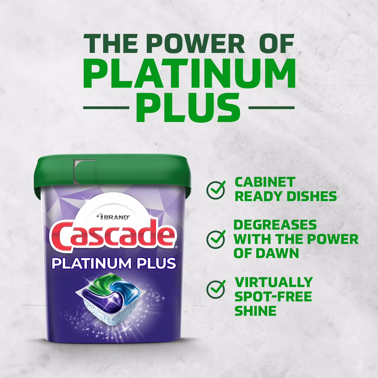 Cascade Platinum Plus Dishwasher Detergent Pacs, Fresh, 11 Count - Thumbnail 9