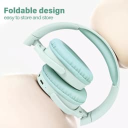 KNACK- Wireless Bluetooth Headphones Super Bass Foldable Stereo Earphones Mic Headsets - Thumbnail 6