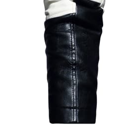 Men's Motorcycle Leather Jacket Spring & Fall New Style Stand Collar Coat Winter Warm Riding Gear Trendy Outerwear - Thumbnail 3