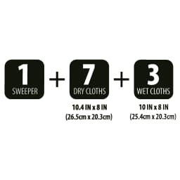 Great Value Wet & Dry Mop Sweeper Kit, (1 Mop Kit, 10 Pad Refills) - Thumbnail 7