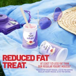 Yoplait Whips Reduced Fat Yogurt Mousse, Cherry Cheesecake Flavored, 4 OZ Yogurt Cup - Thumbnail 4