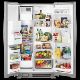 Whirlpool WRS335SDHM 25 Cu. Ft. Side by Side Refrigerator with External Dispenser - Thumbnail 2
