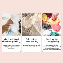 Clearance! Portable Mini Washing Machine - White, Mini Washing Machine Underwear Portable Washing Machine Blue Light Cleaning 2.5l for Underwear - Thumbnail 5