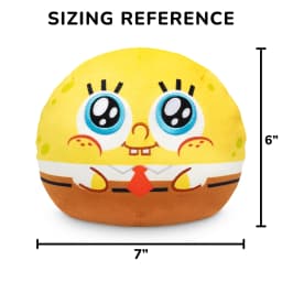 TeeTurtle SpongeBob Squarepants 6 Inch Reversible Plush Toy - Thumbnail 4