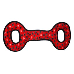 Tuffy No Stuff Ultimate Tug-O-War Red Paw Durable Squeaky Dog Toy - Thumbnail 2