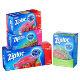 Ziploc Variety Pack Storage Bags, Various Sizes, 347 Ct - Thumbnail 1