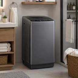 Portable Washing Machine, 1.06 cu.ft Compact Automatic Washer and Dryer with LED Display,10 washing modes for Apartment, RV, Dorm, Home, Grey - Thumbnail 1