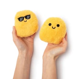 Emotional Support Pals Nuggets, 5 Chicken Nugget Plush Toys with Carrying Basket, Back to School Desk Accessories - Thumbnail 4