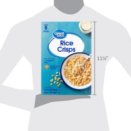 Great Value Toasted Rice Crisps Breakfast Cereal, 12 oz - Thumbnail 6