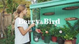 PURELY- Berry&Bird Garden Water Sprayer 500Ml Plastic Spray Bottle Garden Watering Can - Thumbnail 2