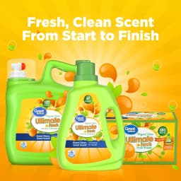 Great Value Ultimate Fresh Laundry Detergent, Original Clean, 154 fl oz, 107 Loads - Thumbnail 3
