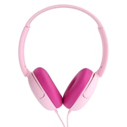 onn On-Ear Headphones with 3.5 mm Connector, Pink - Thumbnail 1