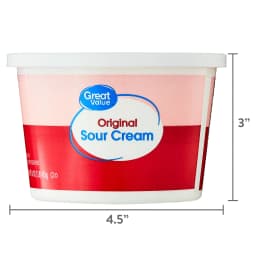 Great Value Original Sour Cream, 16 oz Tub - Thumbnail 6