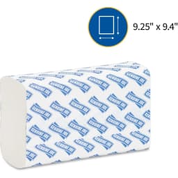 Genuine Joe GJO21100 Multifold Towels, 250 Sheets per Pack, 16 Pack - Thumbnail 5