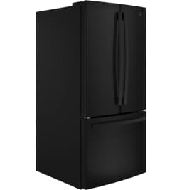GE GNE25JGKBB 24.7 Cu. Ft. Freestanding French Door Refrigerator - Thumbnail 3