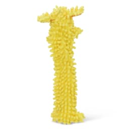Multipet Floppy Moppy Loofa, Unstuffed Plush Dog Toy, 2 Pack, Yellow and Orange - Thumbnail 5