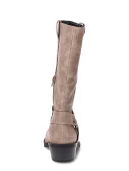 Time and Tru Women's Moto Hardware Boots, Sizes 6-11, Wide Width Available - Thumbnail 7