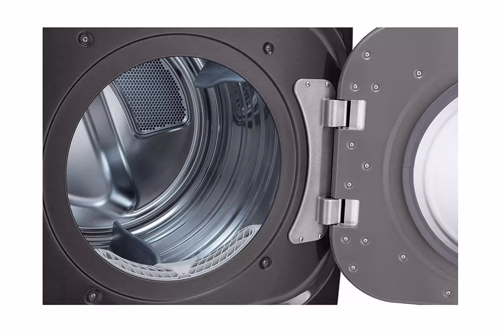 LG DLEX8900B 9.0 Cu. Ft. Black Steel Front Load Dryer - Thumbnail 4