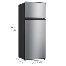 Mainstays 7.2 cu. ft. Energy Star 2-Door Refrigerator/Freezer with LED Lighting - Thumbnail 15
