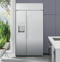 GE PSB42YSNSS 24.5 Cu.Ft. Built-In Side-by-Side Refrigerator with External Water Dispenser - Thumbnail 5