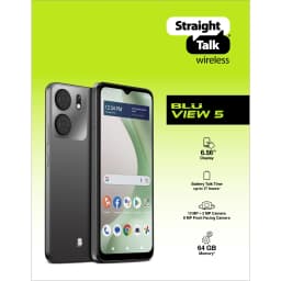 Straight Talk BLU View 5, 64GB, Black - Prepaid Smartphone [Locked to Straight Talk] - Thumbnail 11