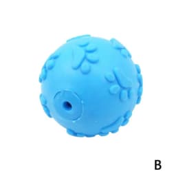 BETTERLIFE Chew Toys For Dogs Indestructible Rubber Squeaker Ball New Squeaky J0 Sound E4H7 - Thumbnail 2