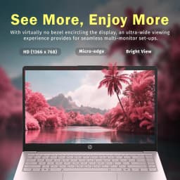 HP Newest 14" Laptop, Slim Light Laptop Computer for Students and Business, Intel 12th N150,1 Year Office 365, Webcam - Thumbnail 5