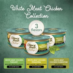 Fancy Feast Wet Cat Food Variety Pack, Medleys White Meat Chicken in Sauce Collection, 3 oz. Can - Thumbnail 4