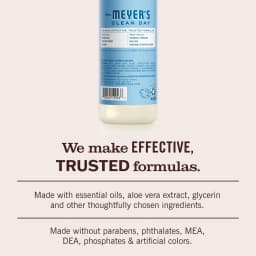 Mrs. Meyer's Clean Day Liquid Dish Soap, Rain Water Scent, 16 Fl Oz Bottle - Thumbnail 6