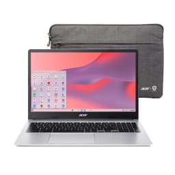 Acer Chromebook 315 15.6 inch Laptop Intel Processor N4500 4GB RAM 64GB eMMC Pure Silver - Thumbnail 2