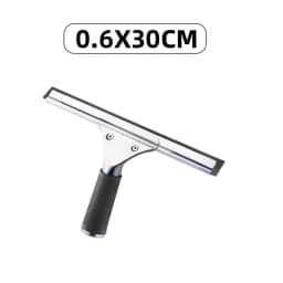 Streak-Free Rust-Resistant Durable 12-Inch Window Squeegee. for Shower Door, Window, Car - Powerful Water Scraping Enhances Cleaning Efficiency - Thumbnail 2
