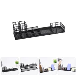 Multifunctional Pen Holder Set Office Work Mesh Organizer For Desk - Thumbnail 1