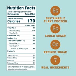 Seven Sundays Real Maple Sea Salt Grain Free Breakfast Cereal, Gluten Free, 8 oz, Crisp Texture - Thumbnail 2