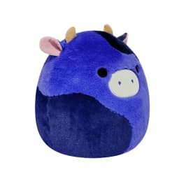 Squishmallows FuzzAMallow Official 5 inch Ingred the Dark Purple Cow - Child's Ultra Soft Plush Toy - Thumbnail 3
