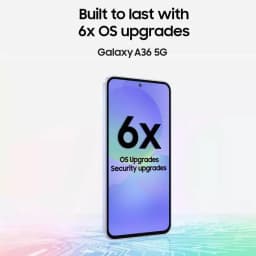 Samsung Galaxy A36 5G AI, 256GB+8GB RAM, Android Smartphone, International Version, Unlocked - Awesome Black - Thumbnail 2