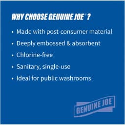 Genuine Joe GJO21100 Multifold Towels, 250 Sheets per Pack, 16 Pack - Thumbnail 4
