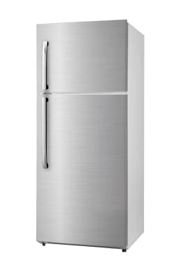 Smeta 18 Cu ft Refrigerator Top Freezer Thermostat Apartment Size Stainless Steel - Thumbnail 9