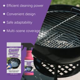 Fast Acting Heavy Duty Grill Degreaser Spray, 2026 New BBQ Grill Cleaner, Multi Functional Grease Remover for Outdoor Grill, Grill Cleaning Spray - Thumbnail 8