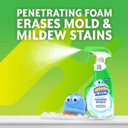 Scrubbing Bubbles Foaming Bleach Bathroom Shower & Tub Cleaner Spray, Mold & Mildew Stain Remover, 32 oz - Thumbnail 5