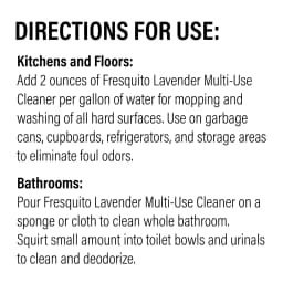 Fresquito Lavender Scented Multi-Use Cleaner, 128 Ounce - Thumbnail 4