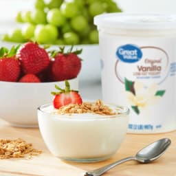 Great Value Original Vanilla Low-fat Yogurt, 32 oz Tub - Thumbnail 3