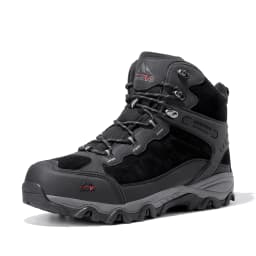 NORTIV 8 Men's Waterproof Hiking Boots Outdoor Mid Trekking Lightweight Mountaineering Shoes Paladin - Thumbnail 1