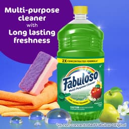 Fabuloso 2X Multi-Purpose Cleaner, No Rinse Floor Cleaner, Passion of Fruits Scent, 56 fl oz - Thumbnail 3