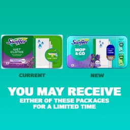 Swiffer Mop & Go, Wet Pads Refill, Floor Cleaner, Cleaning Cloths, Lavender, 12 Count - Thumbnail 7