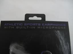 RHEA- (1) New Ihip Athletic Sports Earphones Built-In Microphone Warrior Purple & Gray - Thumbnail 2