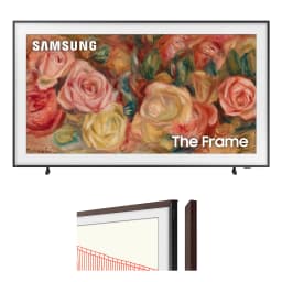 Samsung 55-in LS03D The Frame Smart TV Bundle with Modern Brown Bezel (2024) - QN55LS03DAFXZA + VG-SCFA55BWBZA - Thumbnail 1