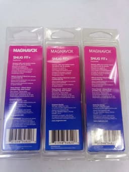RHEA- Magnavox Snug Fit + In Ear Headphones W/ Handsfree Mic & Music Ctrl, Pink 3 Pc - Thumbnail 2
