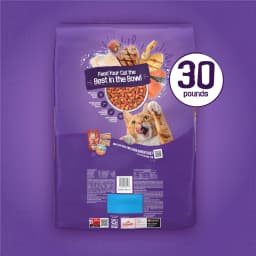 Purina Friskies Surfin and Turfin Dry Cat Food Flavors of Chicken, Whitefish, Salmon and Filet Mignon, 30 lb - Thumbnail 6