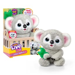 Little Live Pets My Baby Koala Kiki, Interactive Plush with 40+ Sounds & Reactions. 10.2" Tall, Really Yawns, Feeds on Leaf, Ages 4 - Thumbnail 1