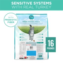 Purina ONE Plus, Sensitive Skin & Stomach, Dry Cat Food, Turkey, 16 lb Bag - Thumbnail 7